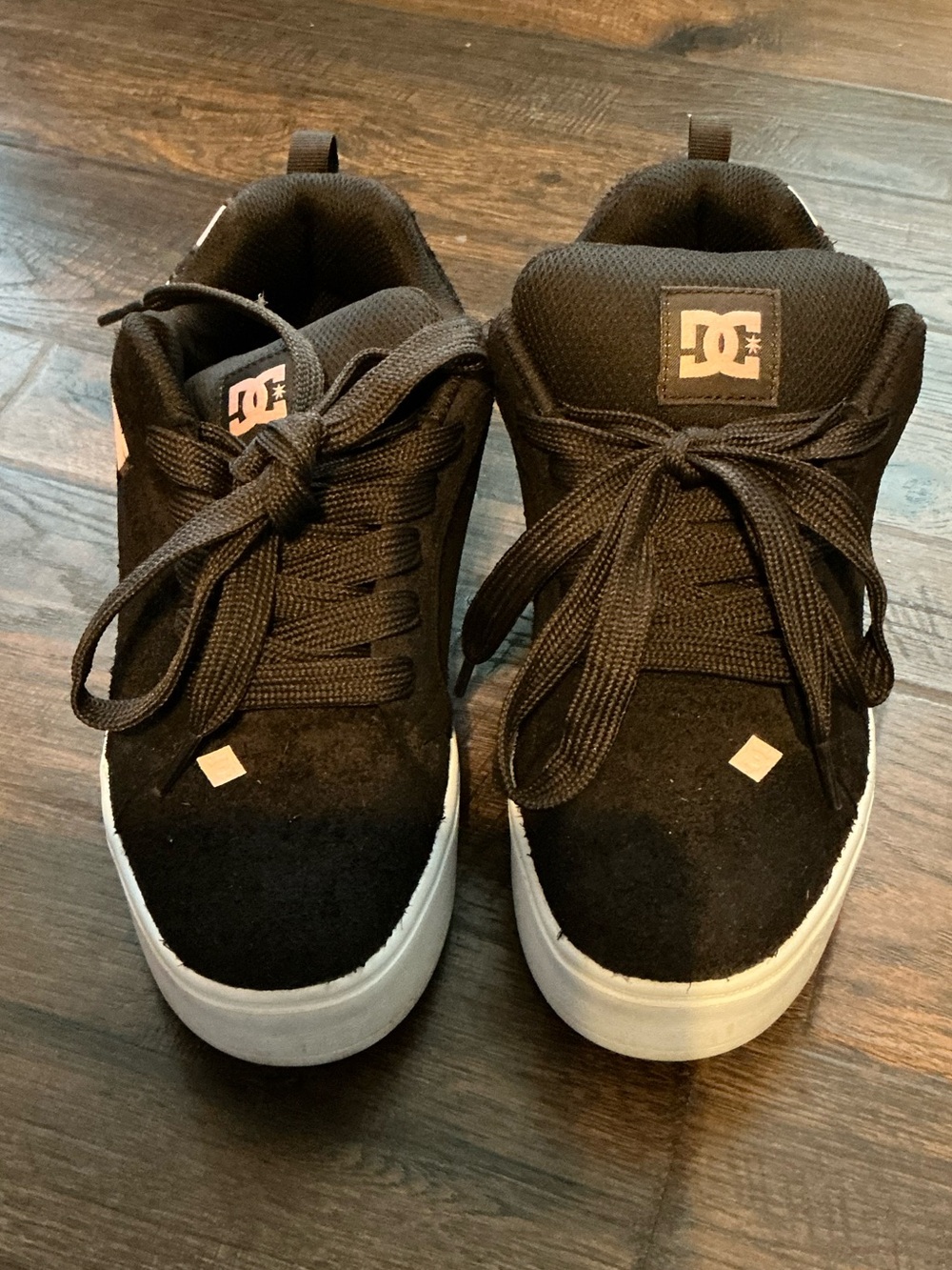 DC Womens Court Graffik Platform Brown/Pink/White Skate Sneakers/Y2K Skaker